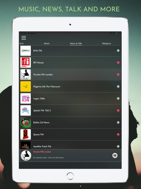 Screenshot #5 pour Radio Nigeria Live Stations FM