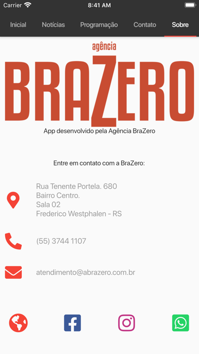Rádio Barril FM 105.7 Screenshot
