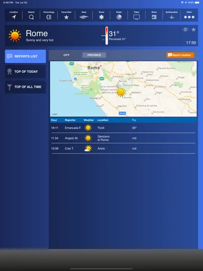 Meteo HD - By ILMeteo.it iPhone Ekran Görüntüsü 3