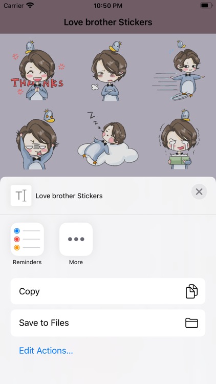 Love brother Stickers