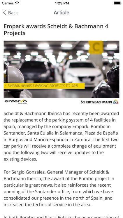 Scheidt & Bachmann swap