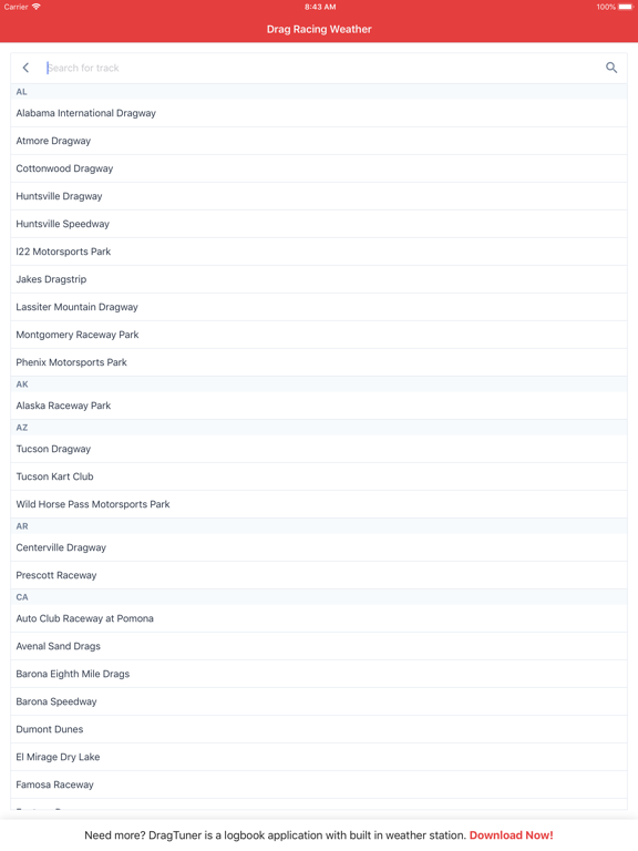 Screenshot #5 pour Drag Racing Weather Station
