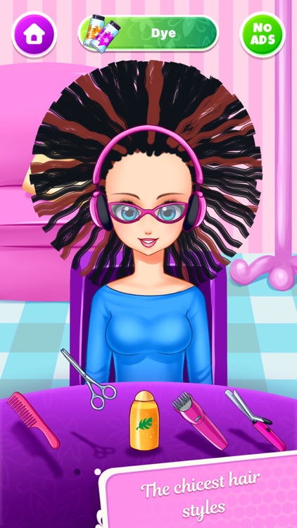 Girls Hair Salon — Cut & Dye