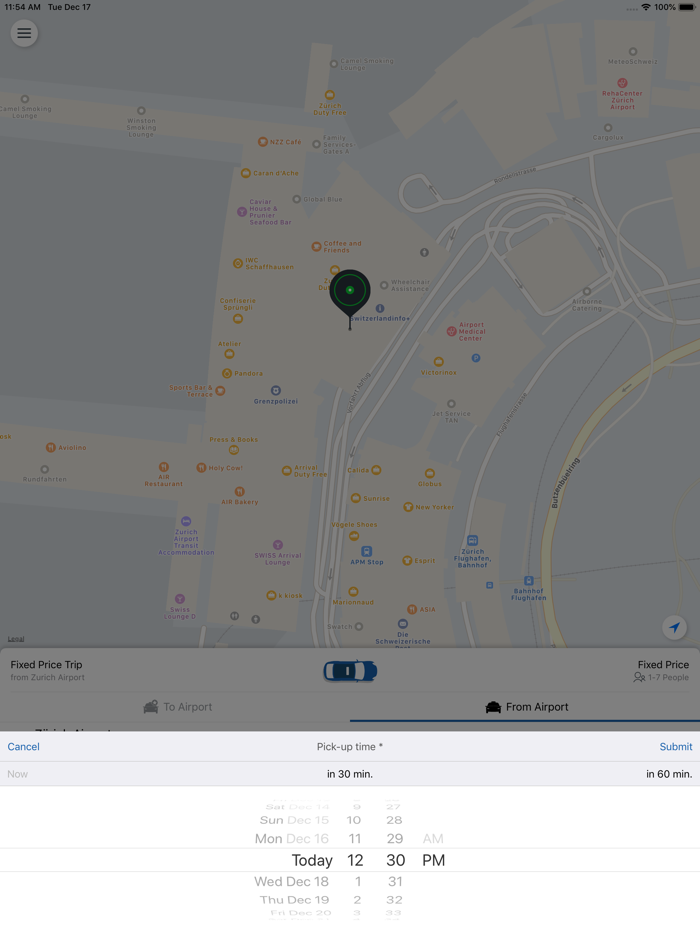 Airport Taxi Zürich