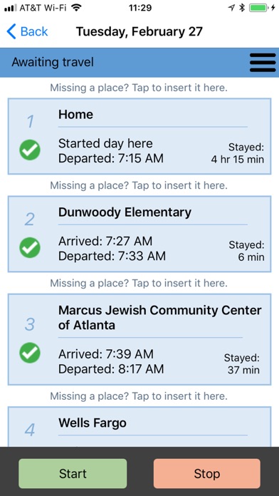 Westat DailyTravel Screenshot