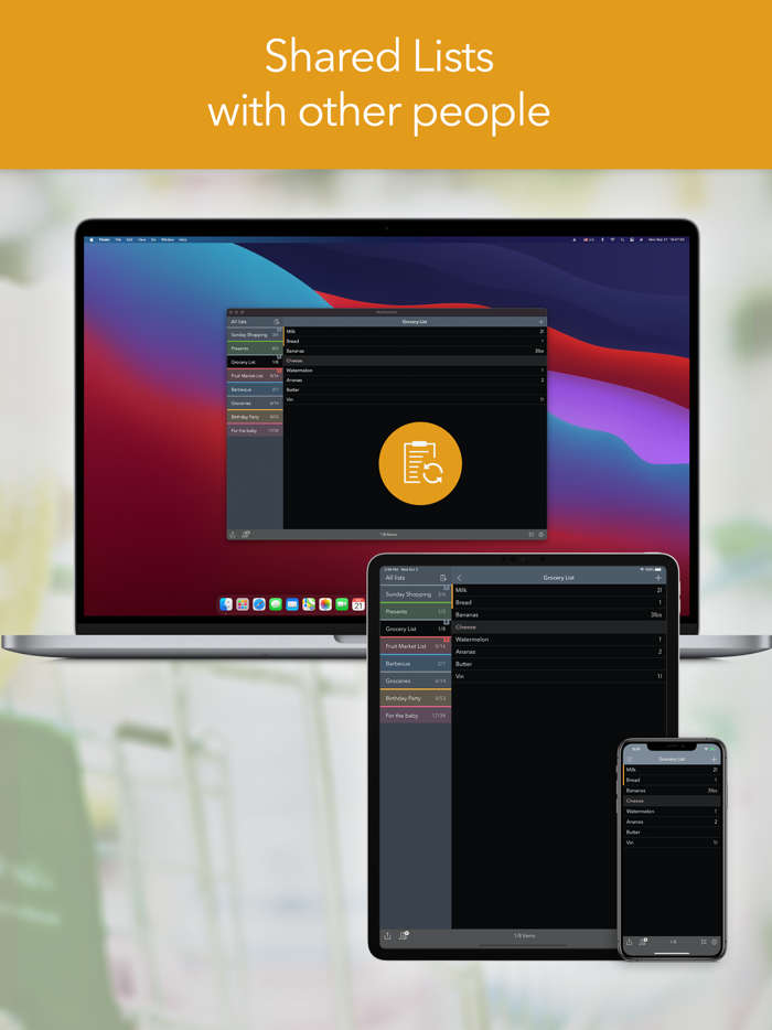 MyGrocery Shopping List