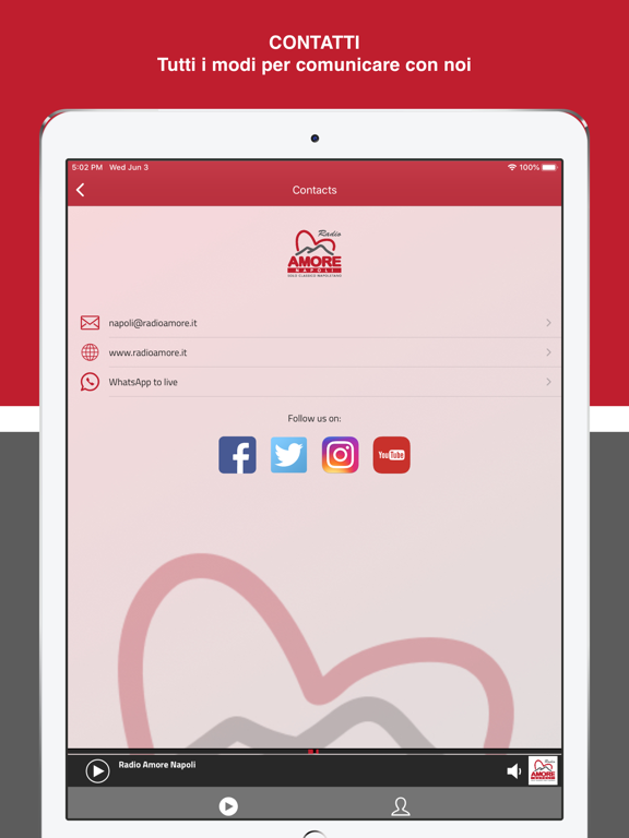 Screenshot #6 pour Radio Amore Napoli