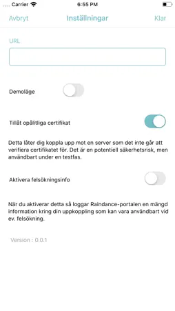 Raindance - Workflow screenshot 2