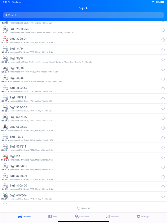 Prometheus Mobile iPad screenshot 4 - Navigation app