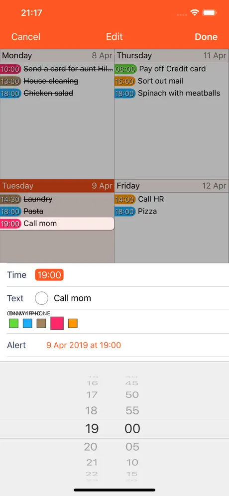 Easy Reminders