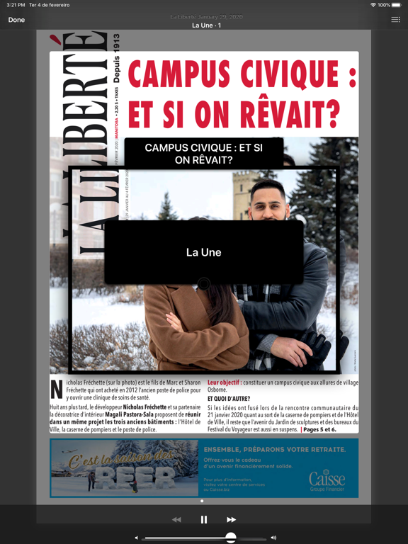 LA LIBERTÉ iPad screenshot 5 - News app