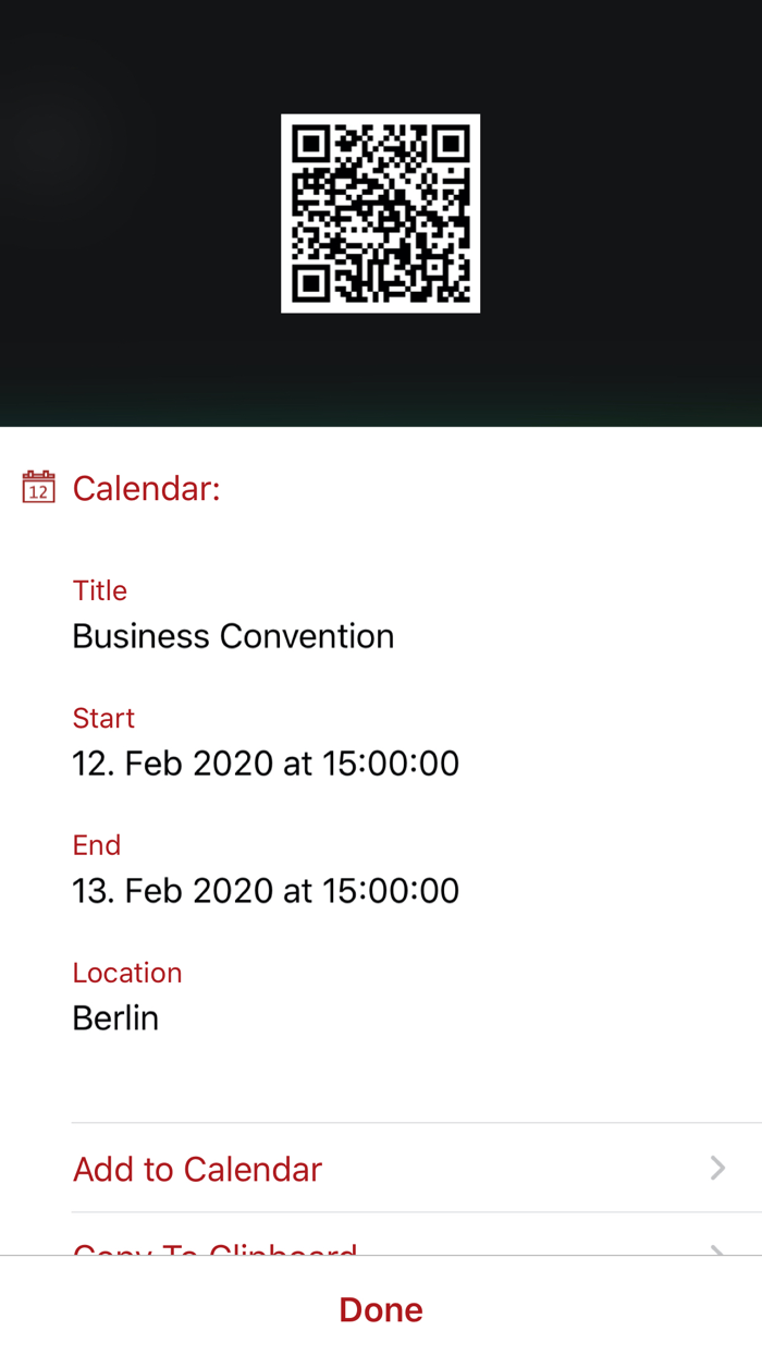 Barcode  QR Code Reader