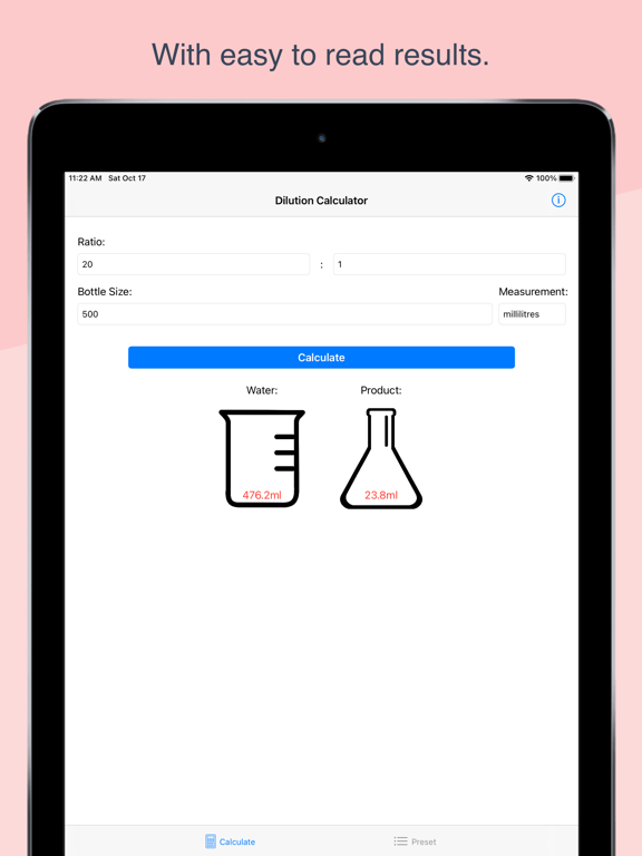 Screenshot #6 pour Dilution Calculator