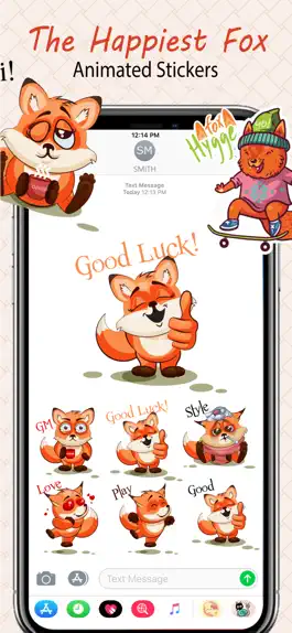 Game screenshot Cute Fox Stickers apk
