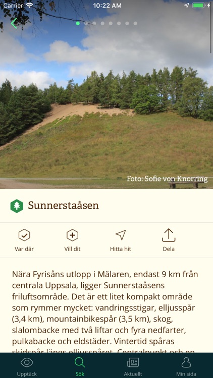 Upplandsleden på Naturkartan