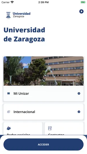 Universidad de Zaragoza screenshot 1