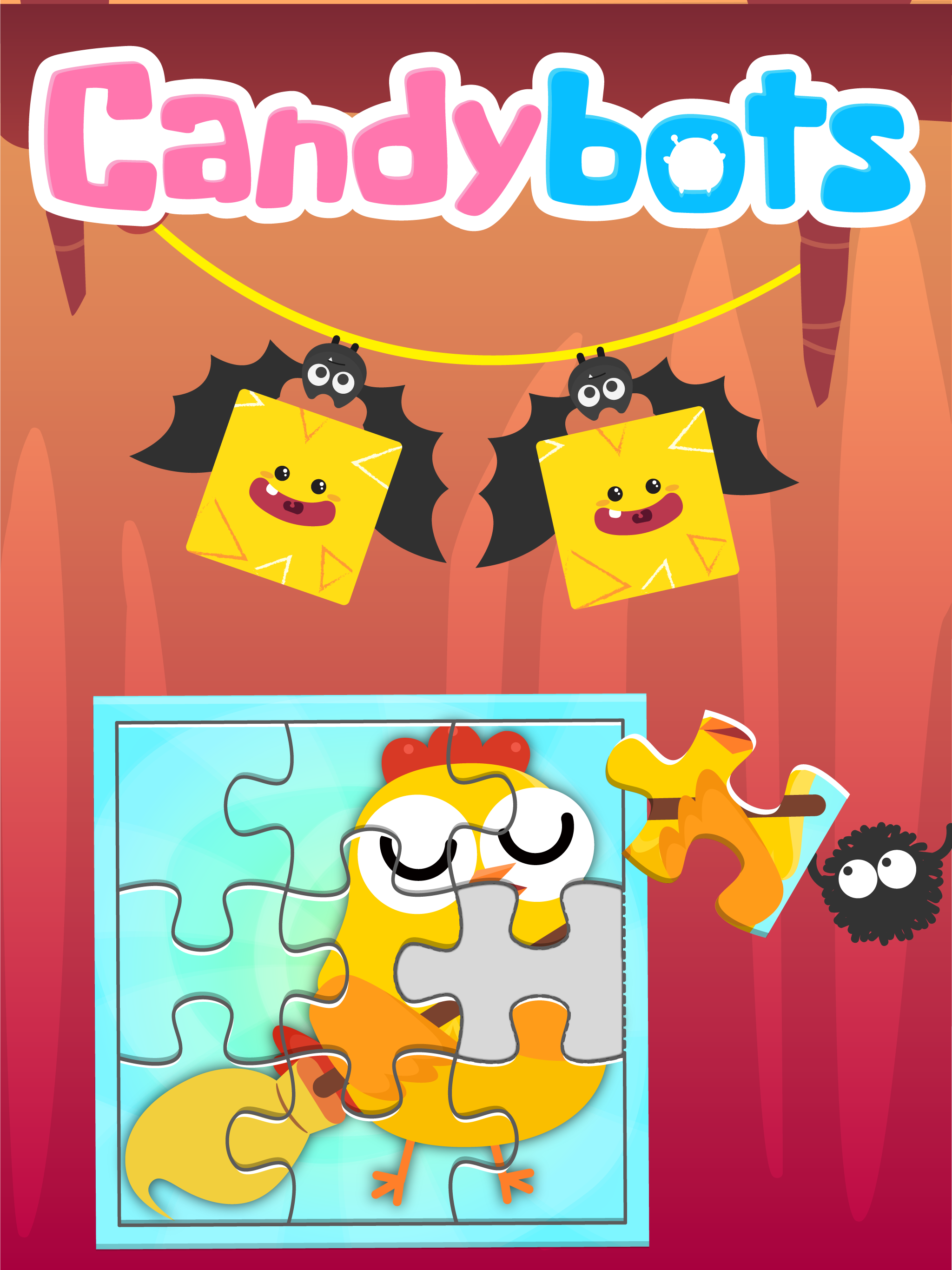 CandyBots Puzzle Matching Kids