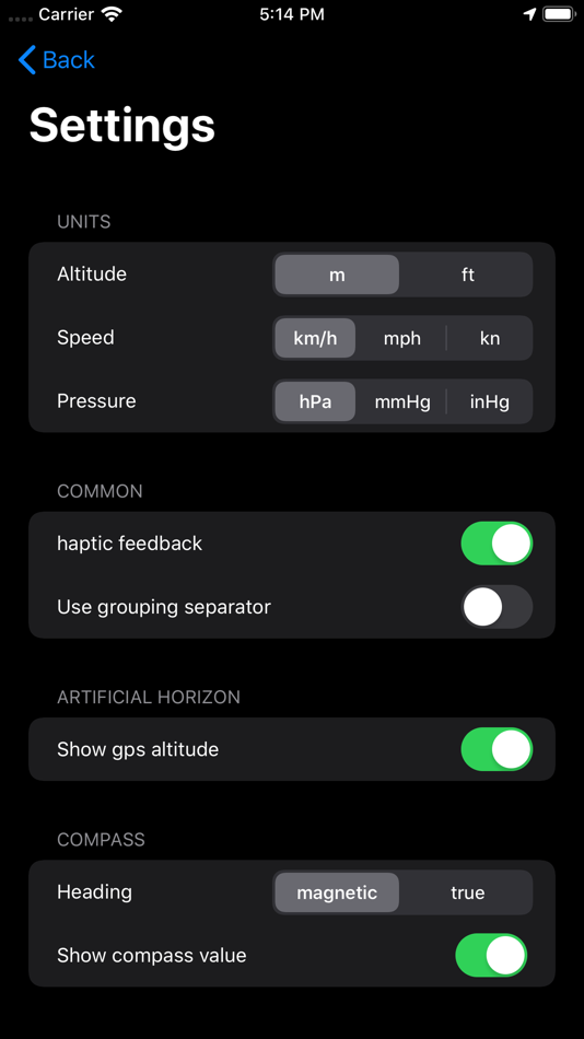 #2. Artificial Horizon (iOS) 由: HPR-Solutions
