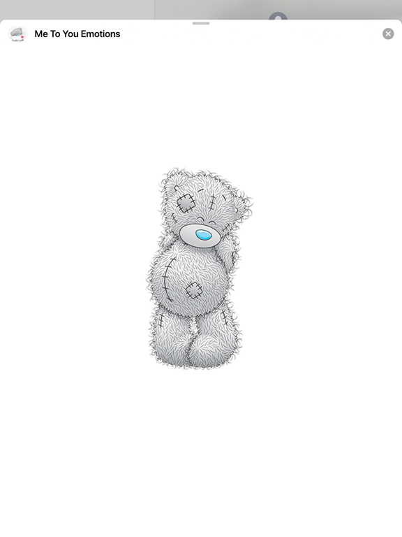 Me To You Emotions iPad screenshot 4 - Stickers app