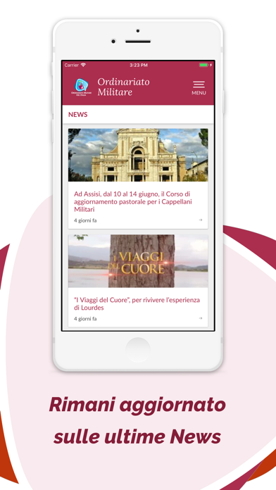 Ordinariato Militare Screenshot