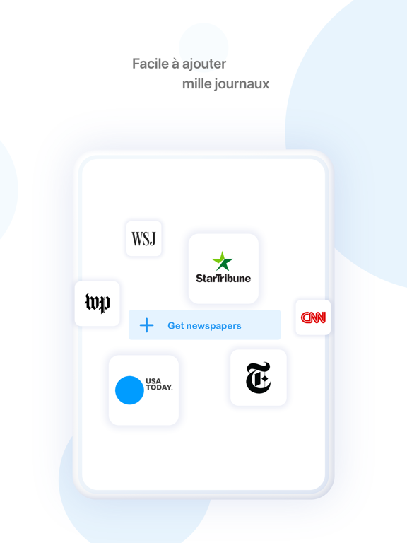 Screenshot #6 pour Newspaper bookmarks: feed news