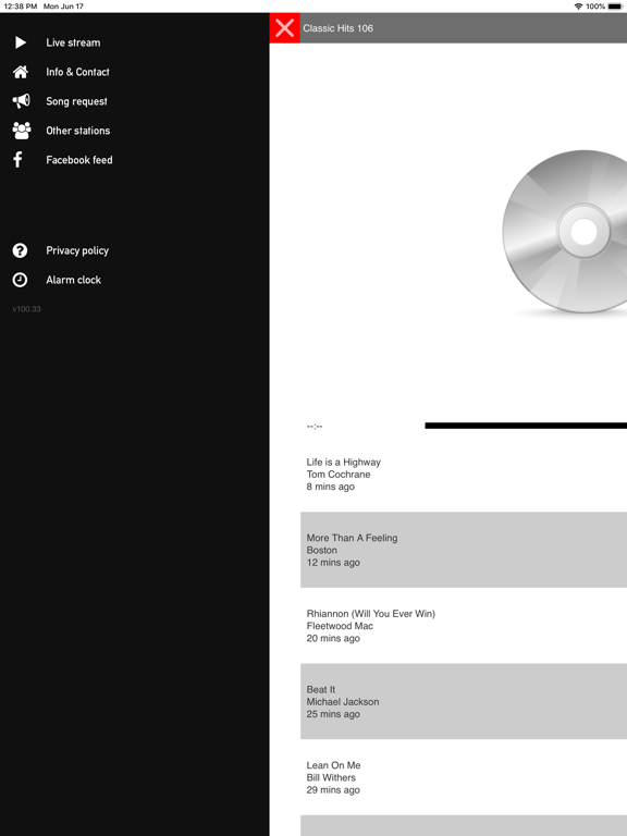 Screenshot #5 pour CLASSIC HITS 106
