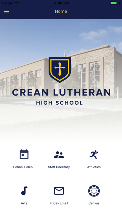 Crean Lutheran High School. Screenshot