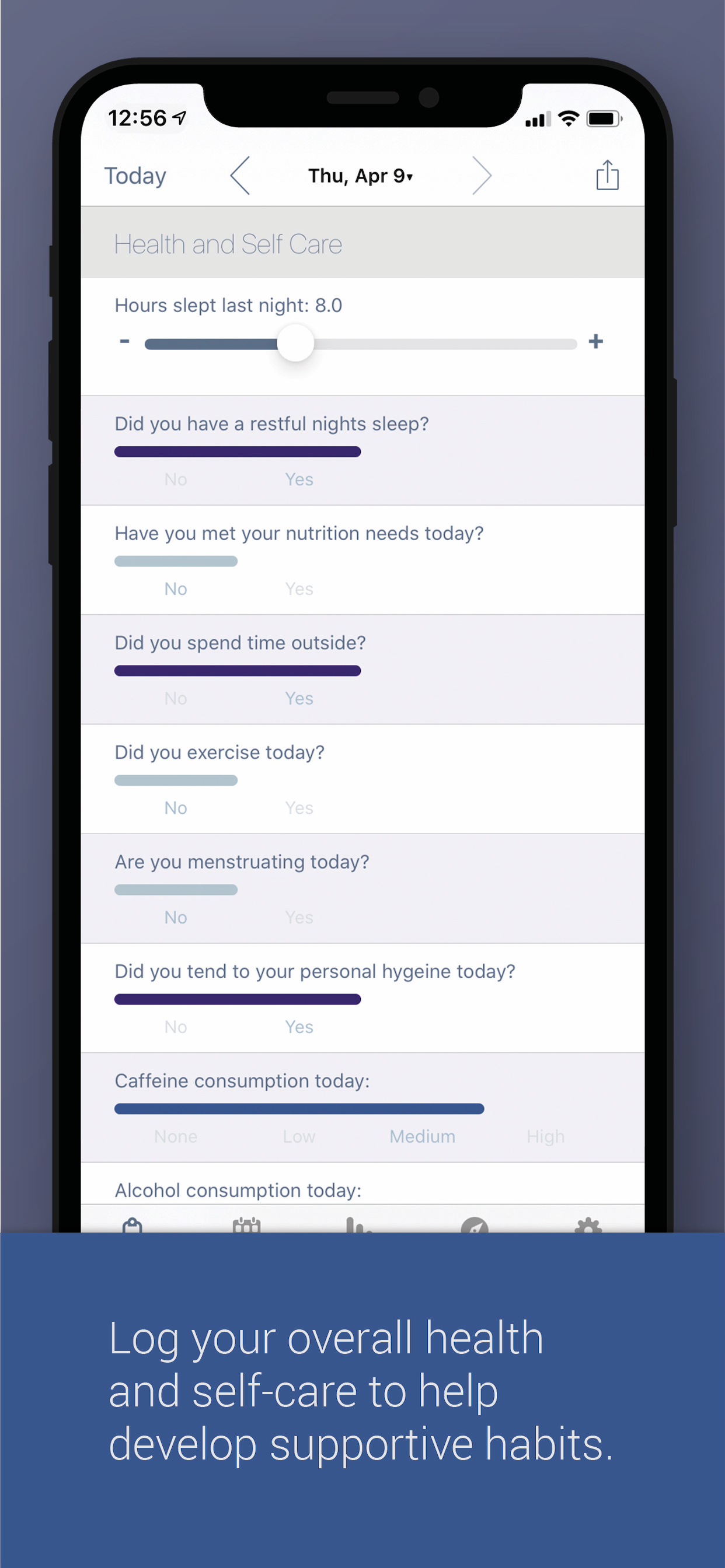 eMoods Wellness Tracker