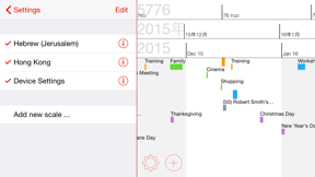 CoCoCal - Timeline Calendar screenshot