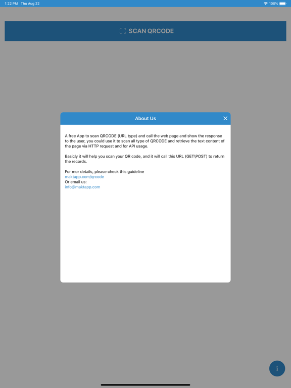 Screenshot #6 pour QRCODE URL CALL API
