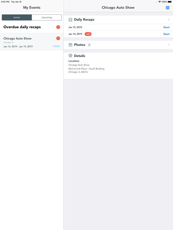 Screenshot #5 pour eshots EventBoss