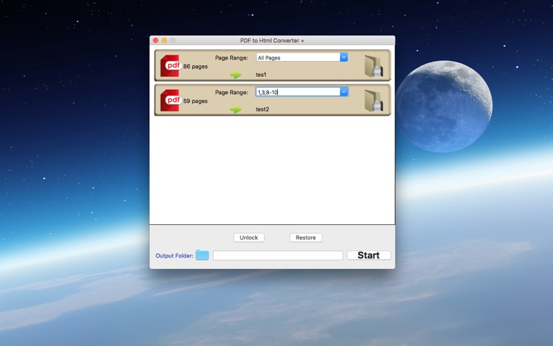 Screenshot #1 pour PDF to Html Converter +