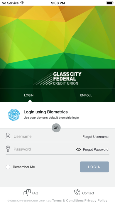 Glass City Card Controls Screenshot