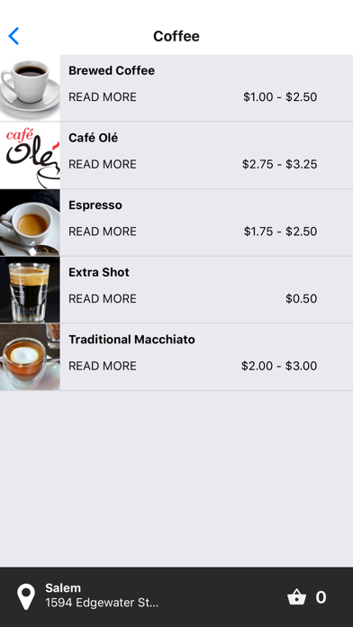 Urban Grange Coffee Screenshot