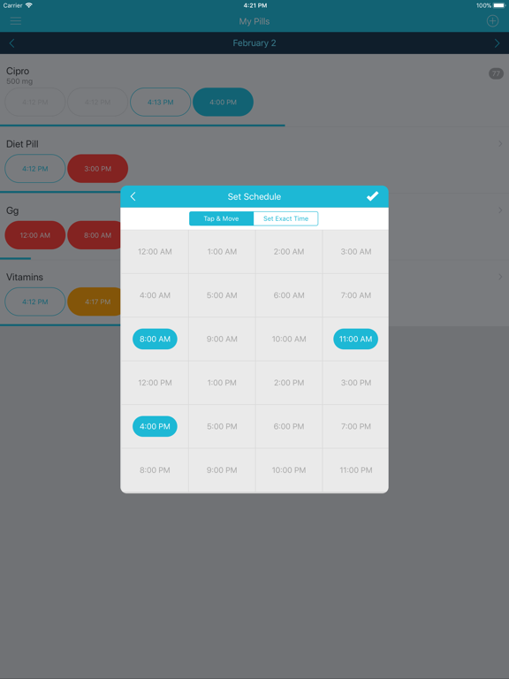Easy Pill iPad screenshot 4 - Medical app