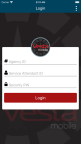 Vesta Mobile screenshot