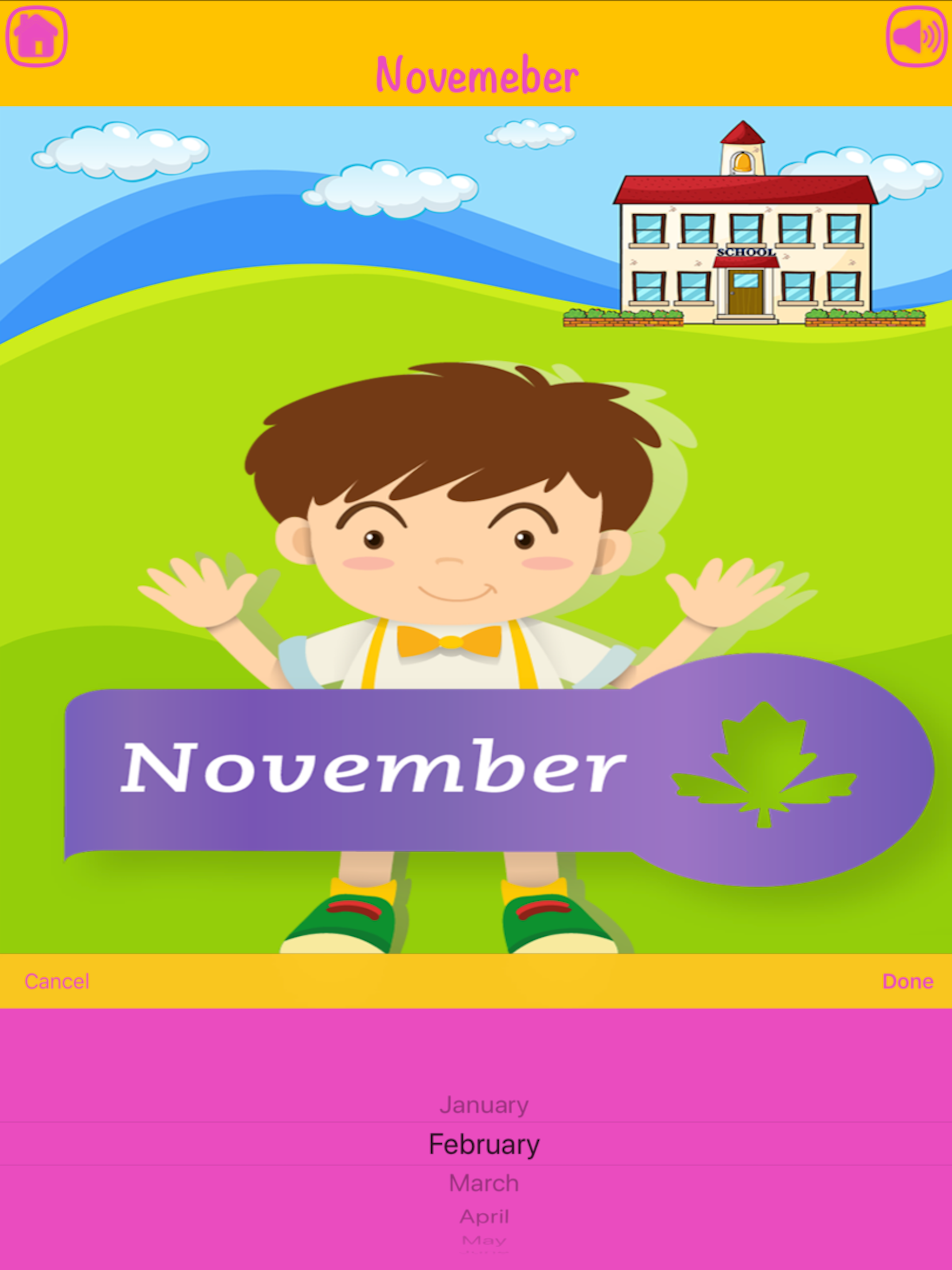 Learning Days Of Week & Months