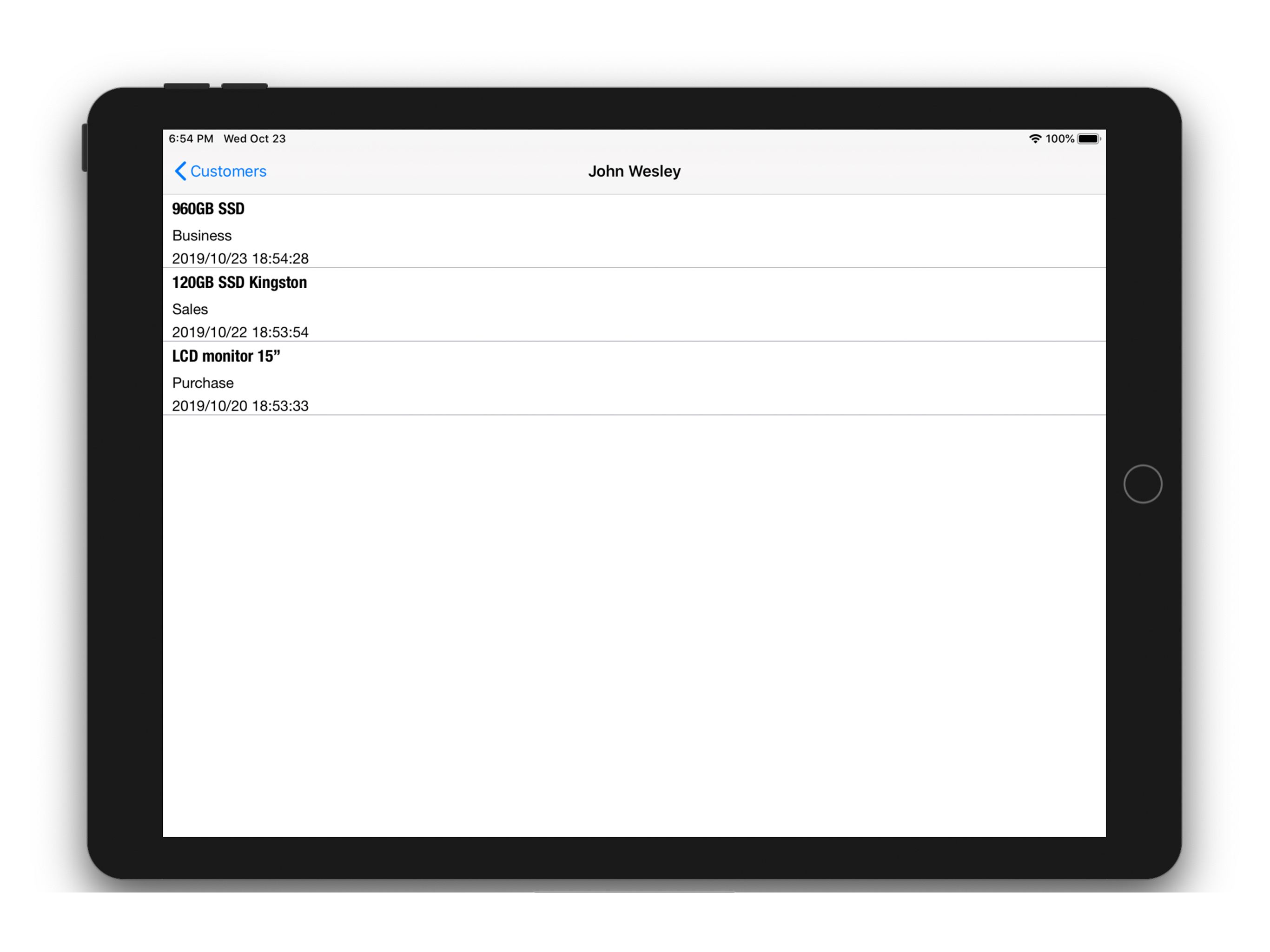 Customer Management - Contacts screenshot 16