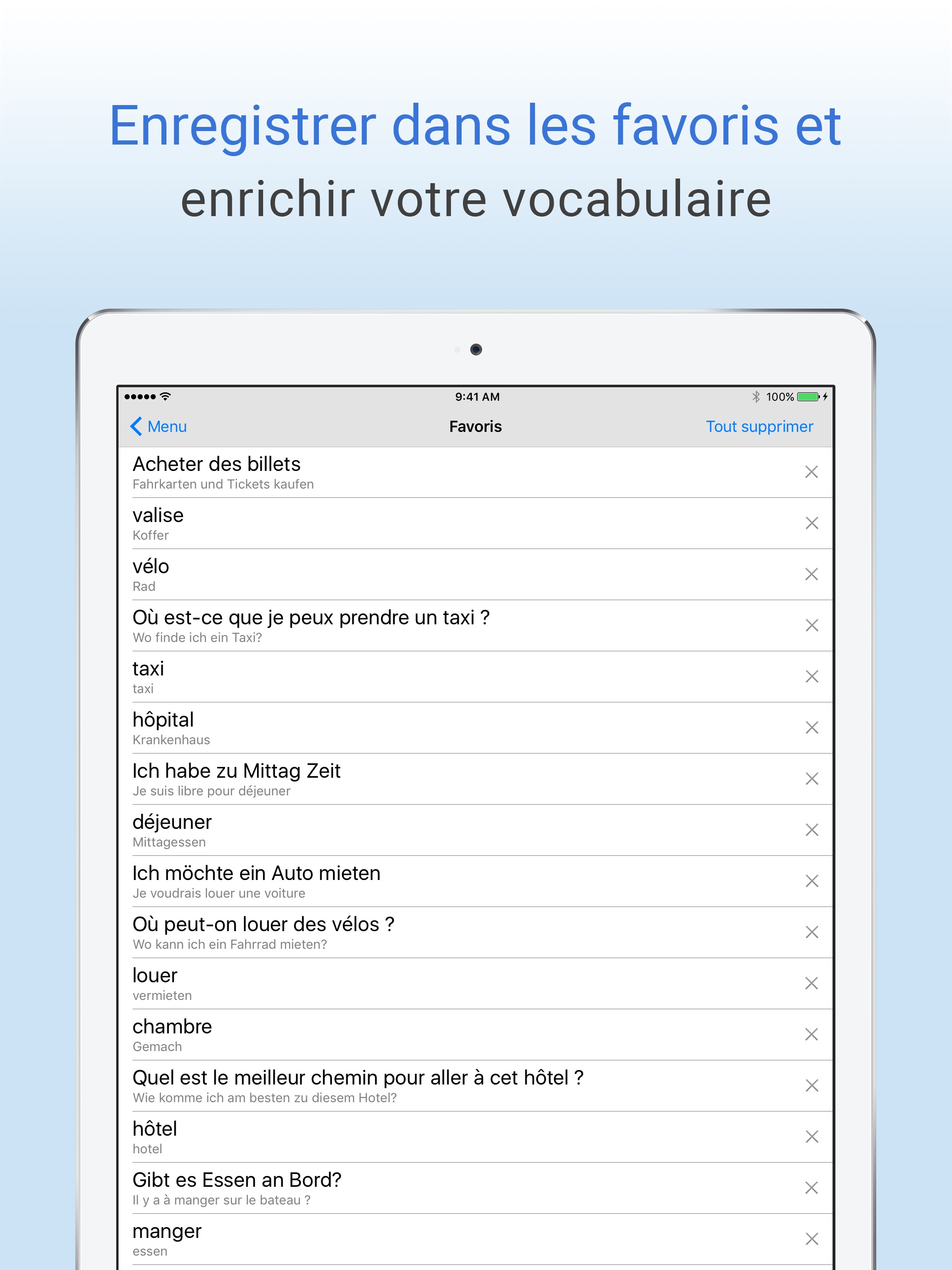 Dictionnaire français-allemand screenshot 9