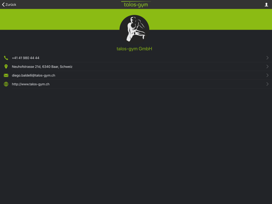 talos-gym iPad screenshot