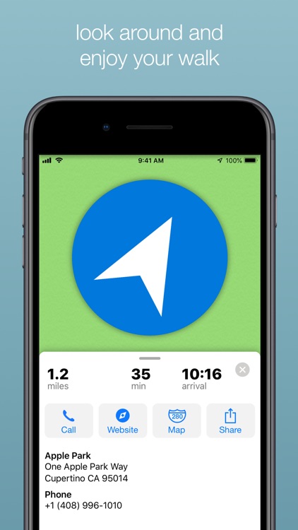 Mapless Walking Directions screenshot-3