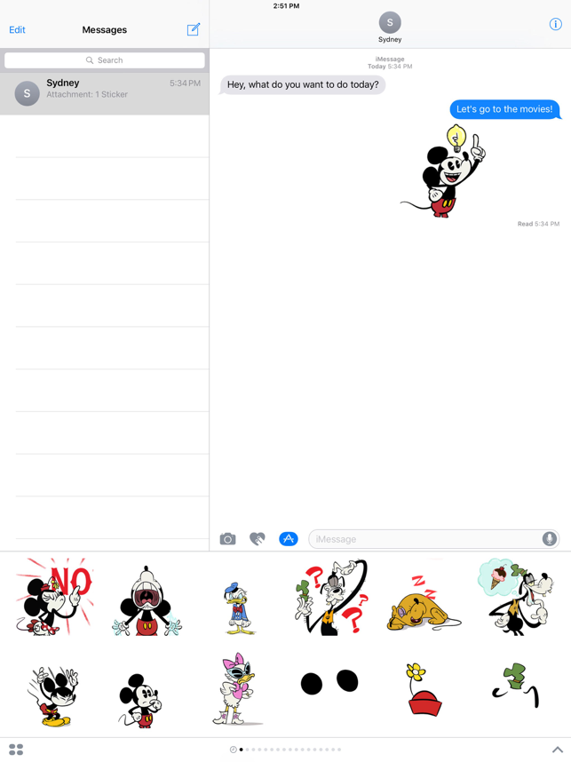 ‎Disney Stickers: Mickey Screenshot