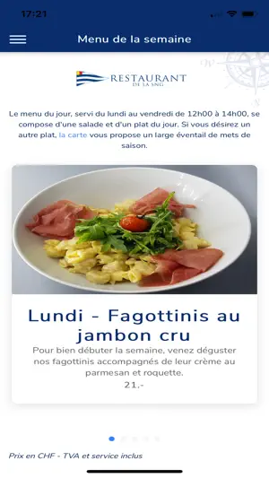 Restaurant SNG Menu screenshot 2