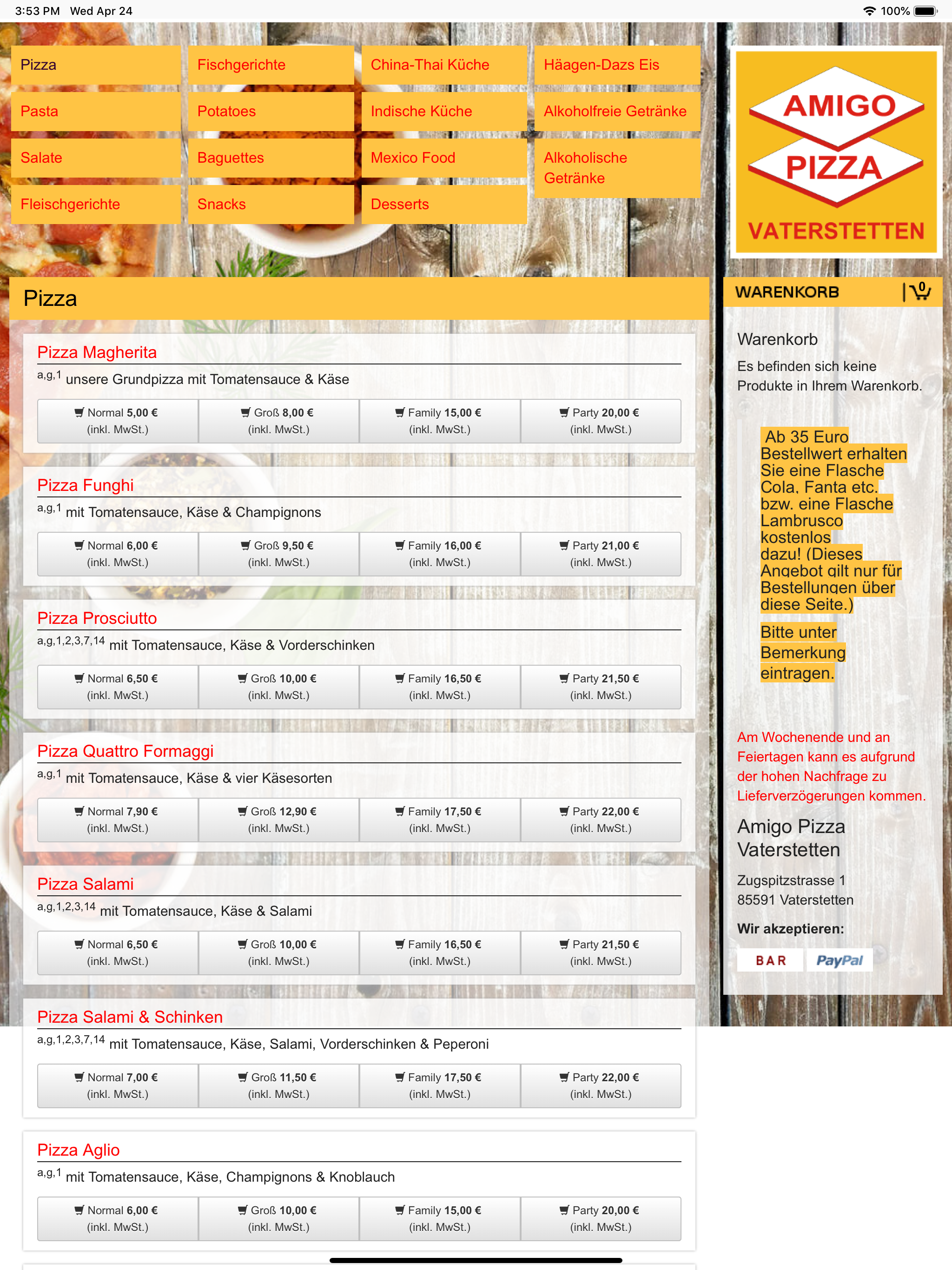 Amigo Pizza Vaterstetten