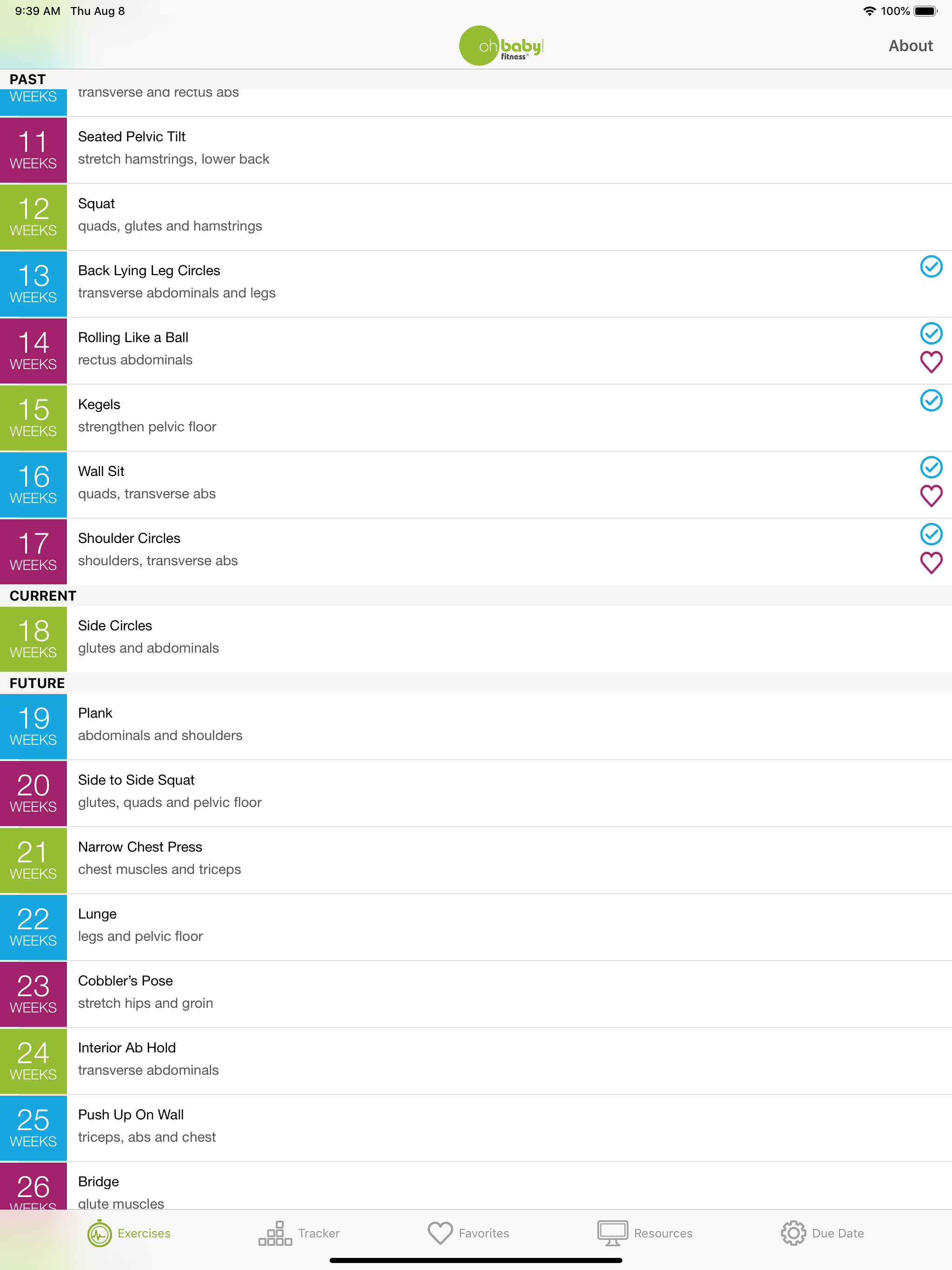 Oh Baby! Pregnancy Exercise screenshot 8