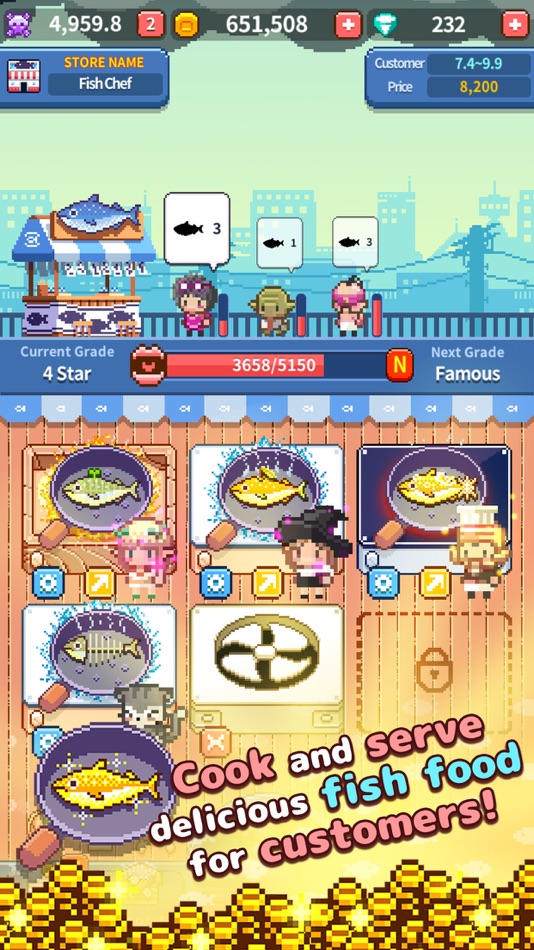 #2. Retro Fish Chef (iOS) 来自: SOONSOON FACTORY