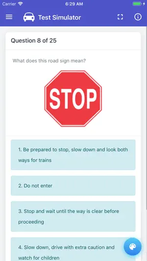 Kansas DMV Permit Test screenshot 1