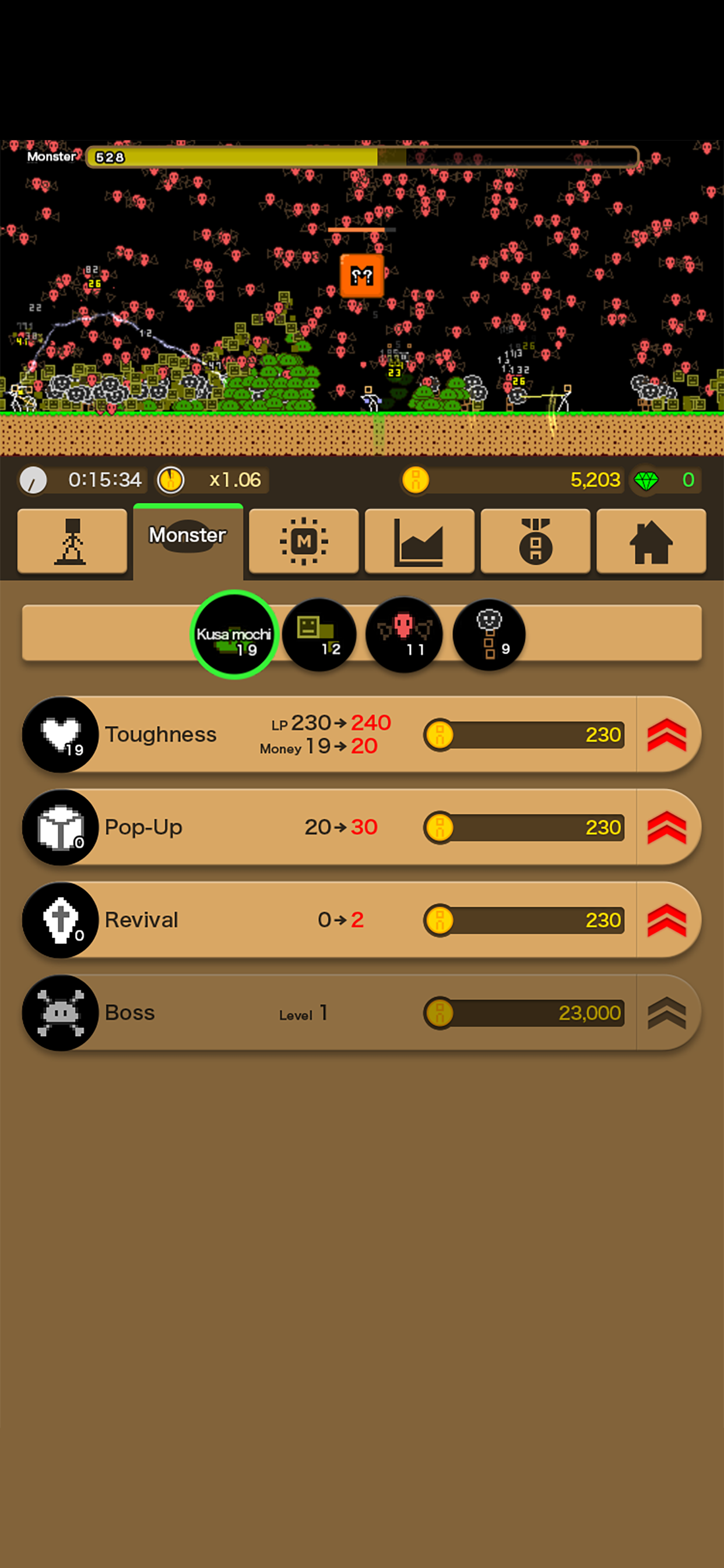 Monster Box : Simple strategy screenshot 2