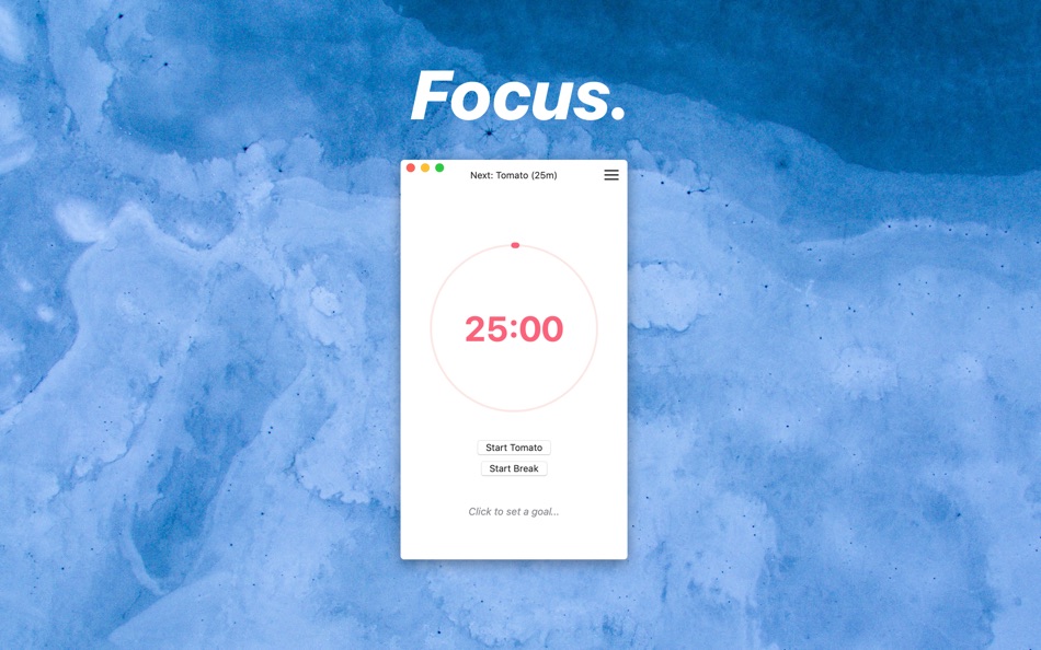 #1. Tomato 2: Pomodoro Timer (macOS) 由: Median Tech, s.r.o.