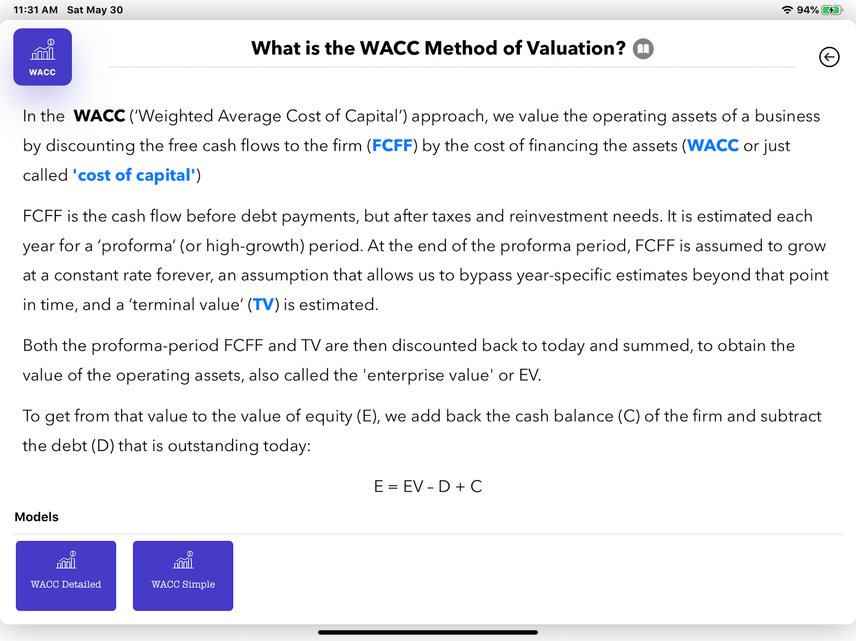 uValue screenshot 2